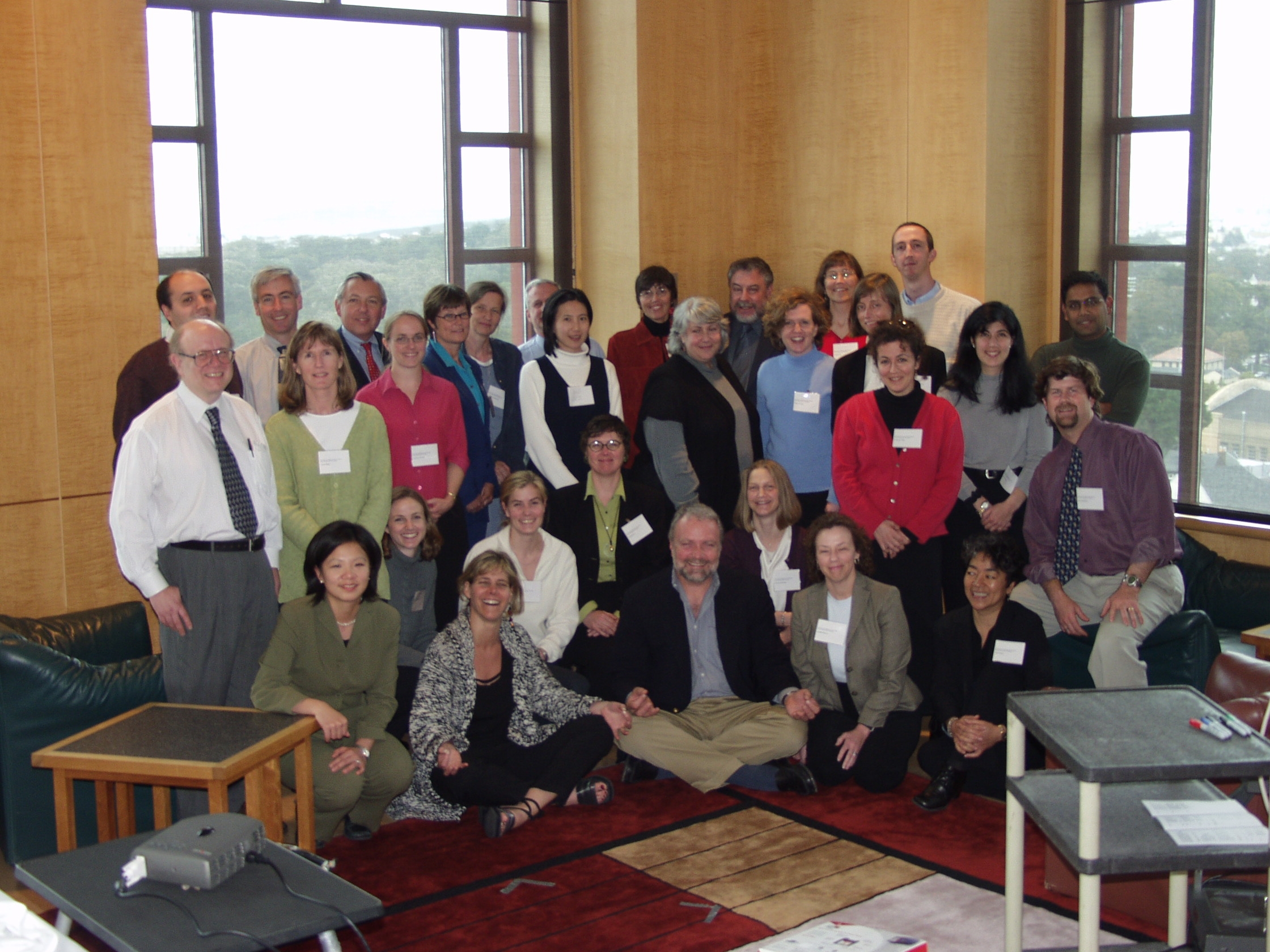 Group photo from the founding IBDW in San Francisco, 2002