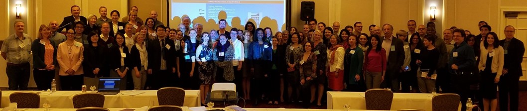 Group photo from the 8th IBDW at Hotel Kabuki, San Francisco, 2017